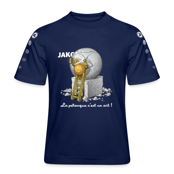 L'Art de la Pétanque : Quand le Sport Rencontre le Style sur Maillot Team JAKO Enfant