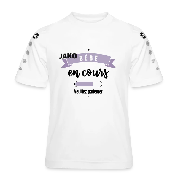 Bébé en Cours : Annonce Humoristique & Originale sur Maillot Team JAKO Enfant