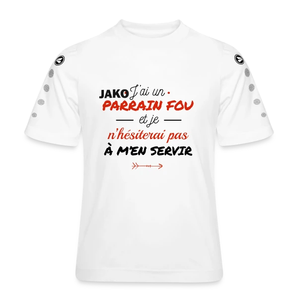 Mon Parrain Dément sur Maillot Team JAKO Enfant