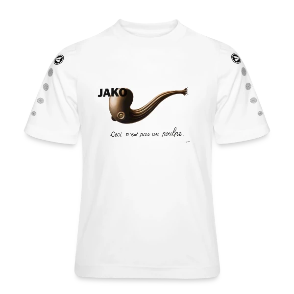 Ceci n'est pas un Poulpe sur Maillot Team JAKO Enfant