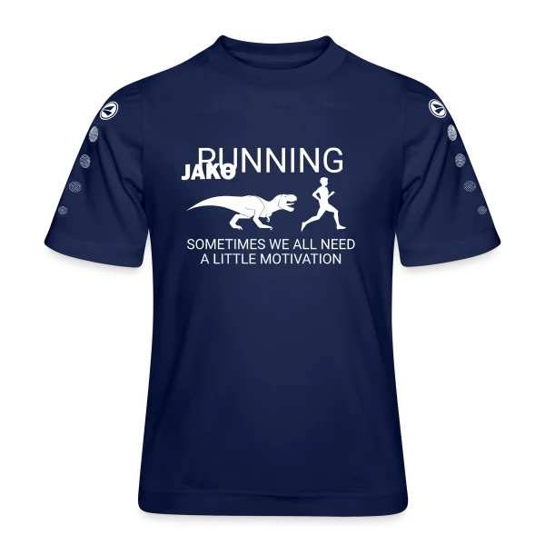 Dinosaure Coureur - Motivation Running sur Maillot Team JAKO Enfant