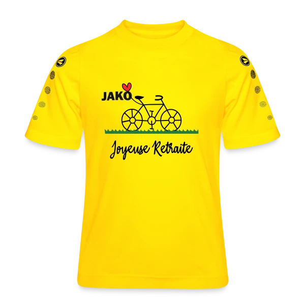 Vive la Retraite : Vélo, Van et Voyages sur Maillot Team JAKO Enfant