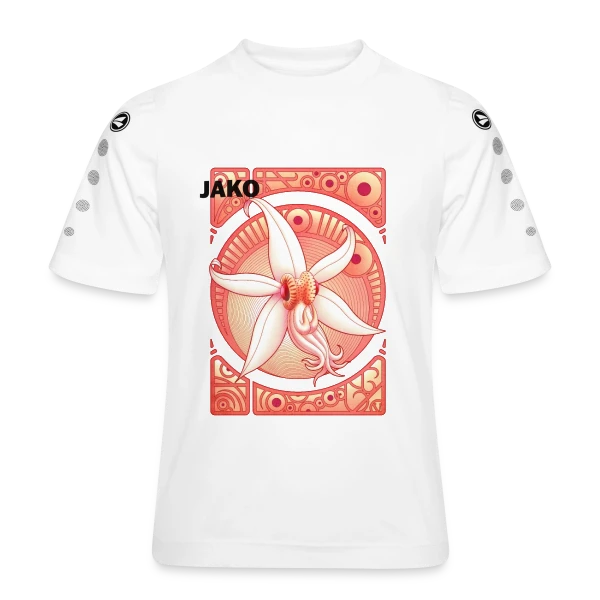 Orchidée : Élégance Florale Délicate sur Maillot Team JAKO Enfant