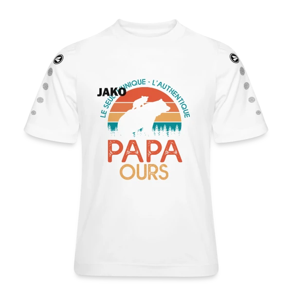 Papa Ours - Le Cadeau Original pour la Fête des Pères sur Maillot Team JAKO Enfant