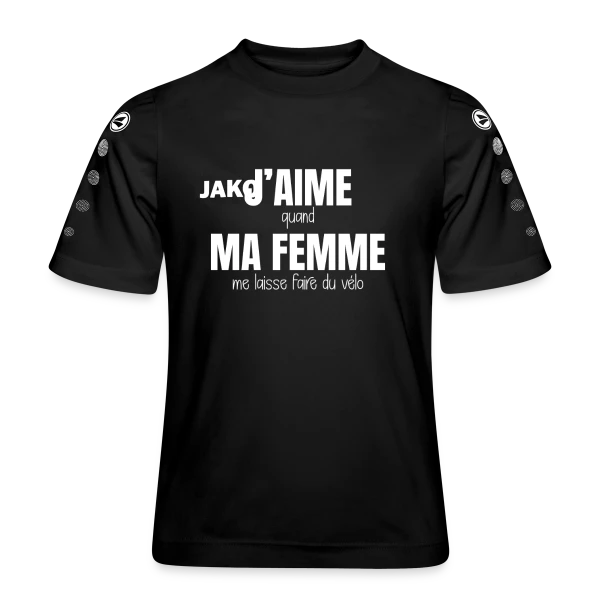Vélo, Femme et Liberté sur Maillot Team JAKO Enfant