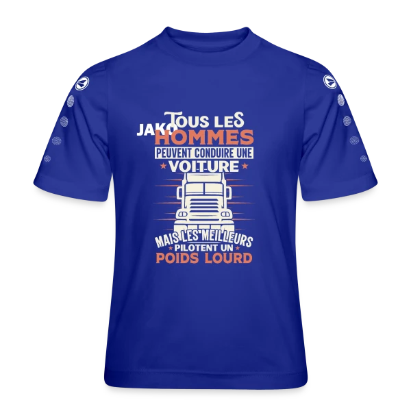 Chauffeur Routier Humour - Les Meilleurs Pilotent un Poids Lourd sur Maillot Team JAKO Enfant