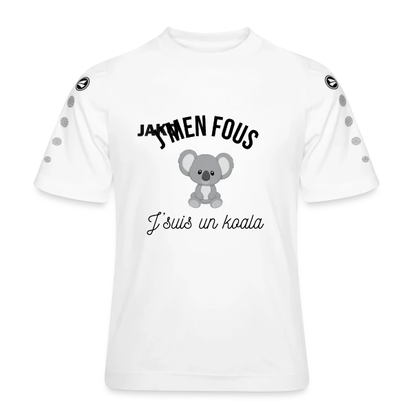 "J'm'en Fous, J'suis un Koala" - Humour Décontracté sur Maillot Team JAKO Enfant