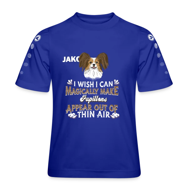 Chien Papillon Magique sur Maillot Team JAKO Enfant
