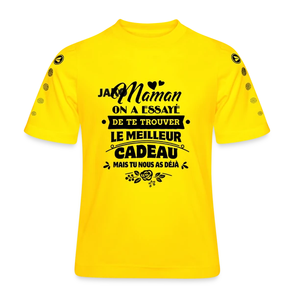 Fête des Mères: Maman, Tu es Notre Plus Beau Cadeau sur Maillot Team JAKO Enfant