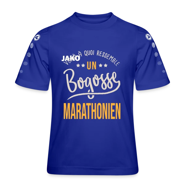 Running Bogosse Marathonien - Idée Cadeau Marathon sur Maillot Team JAKO Enfant