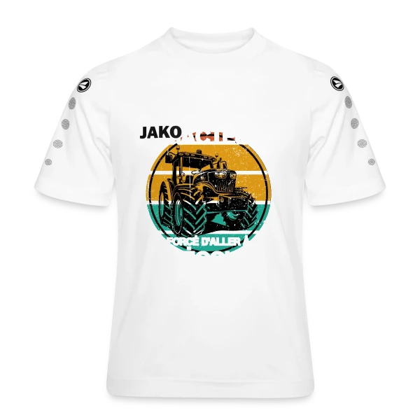 Né pour le Tracteur: Humour Agricole sur Maillot Team JAKO Enfant