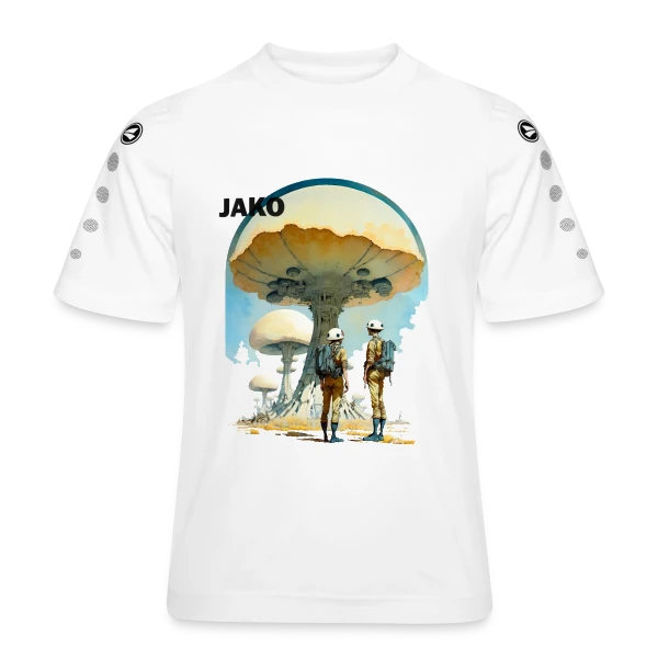 Astro-Champignons 70s Sci-Fi Spatial sur Maillot Team JAKO Enfant