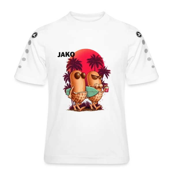 Cacahuètes en Vacances sur Maillot Team JAKO Enfant