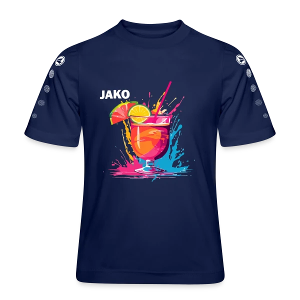 Cocktail Explosif Couleurs sur Maillot Team JAKO Enfant