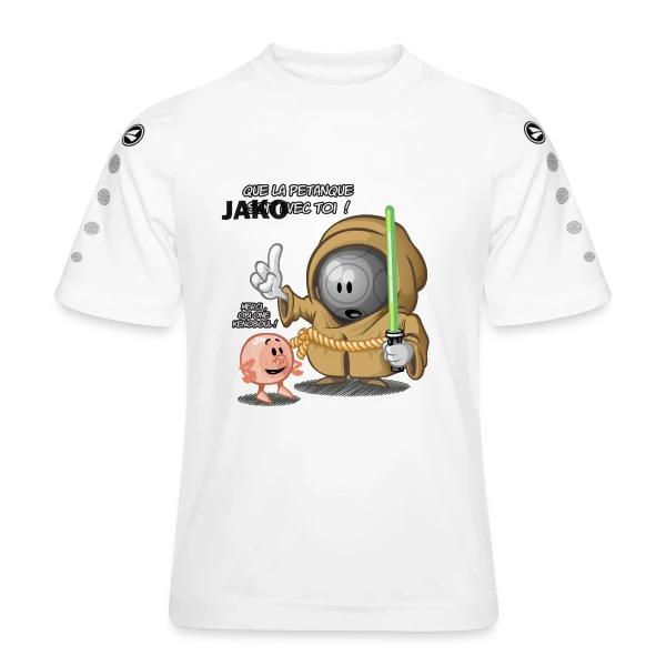 Que la pétanque soit avec toi ! sur Maillot Team JAKO Enfant