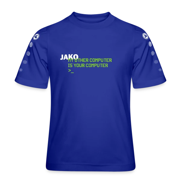 Hacker Codeur Computerfreak Nerd - Cadeau Hacking sur Maillot Team JAKO Enfant
