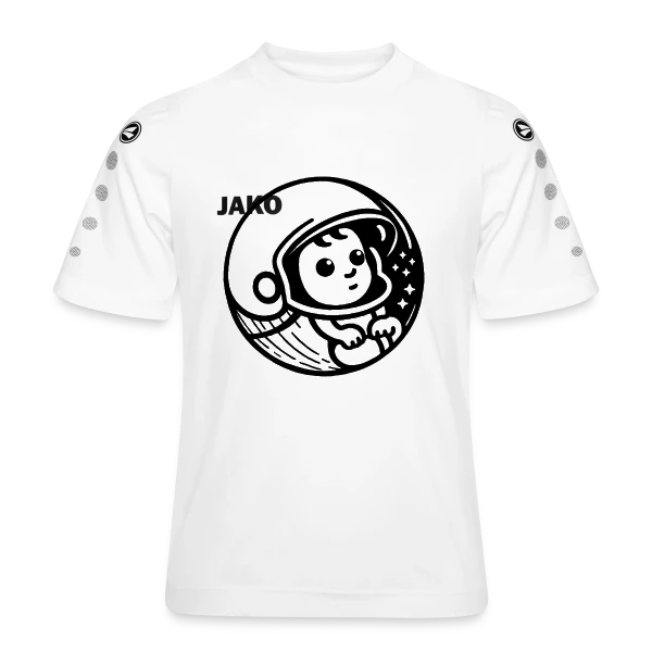 Bébé Casqué – Sécurité et Humour Enfant sur Maillot Team JAKO Enfant