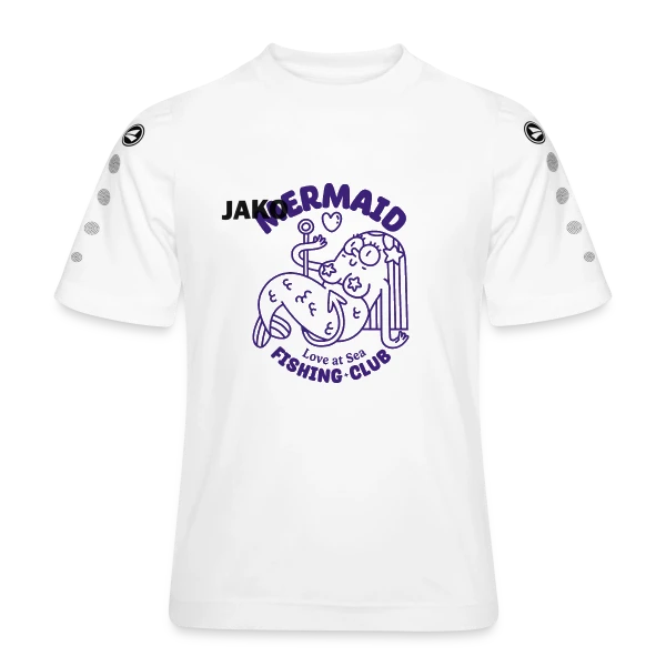 Club de Pêche Sirène Amour sur Maillot Team JAKO Enfant