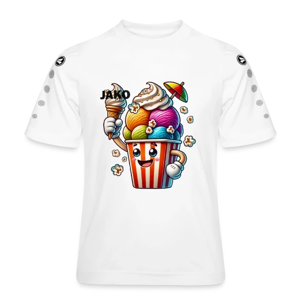 Glace Comic : Fun, Fraîcheur Estivale & Gourmandise sur Maillot Team JAKO Enfant