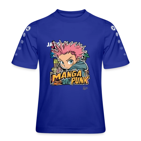 Explosion Manga Punk Japonais sur Maillot Team JAKO Enfant