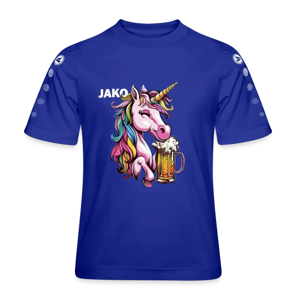 Licorne Bière Festive sur Maillot Team JAKO Enfant
