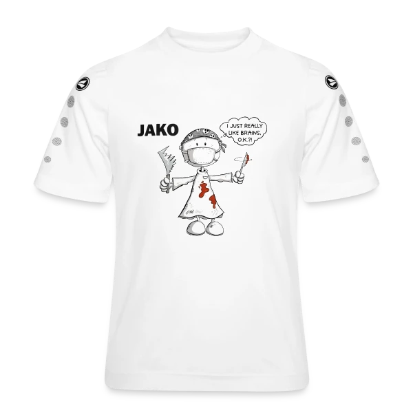 Chirurgien Cartoon Rigolo : Le Maître du Bistouri sur Maillot Team JAKO Enfant