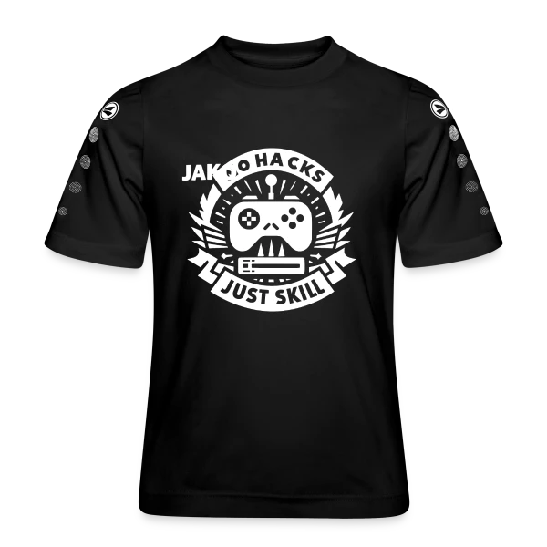 No Hacks Just Skill | Gamer Éthique sur Maillot Team JAKO Enfant