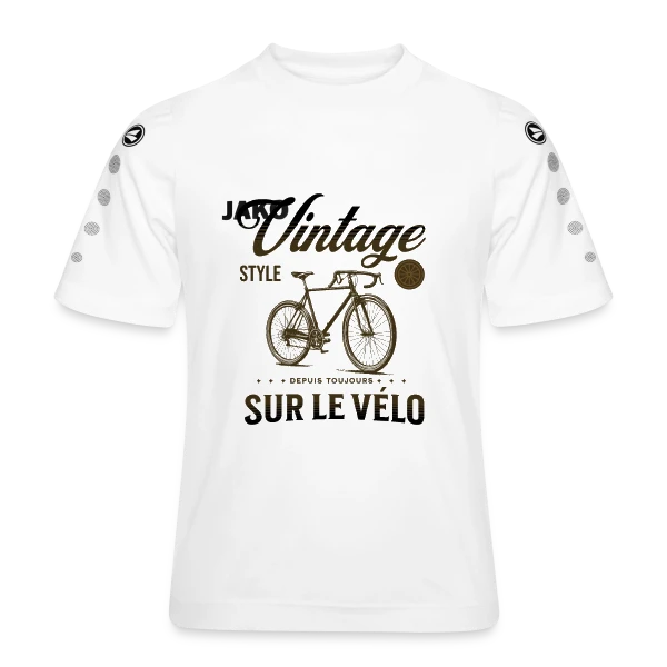 Passion Vélo Vintage Élégance sur Maillot Team JAKO Enfant