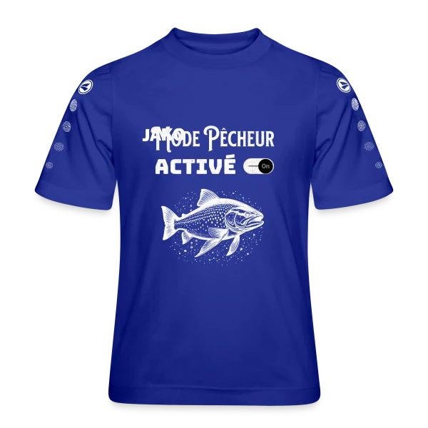 Mode Pêcheur Activé : Design Minimaliste sur Maillot Team JAKO Enfant