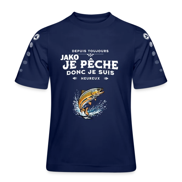 Pêche & Bonheur : Le T-shirt Coloré sur Maillot Team JAKO Enfant