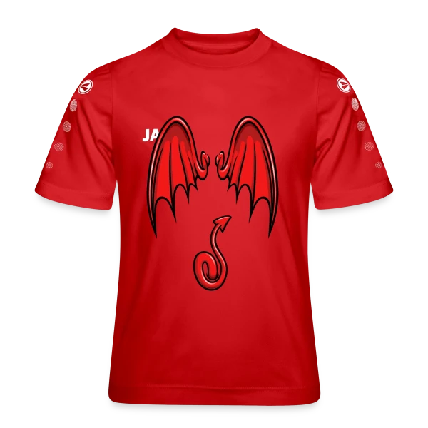 Ailes & Queue de Diable Cartoon sur Maillot Team JAKO Enfant
