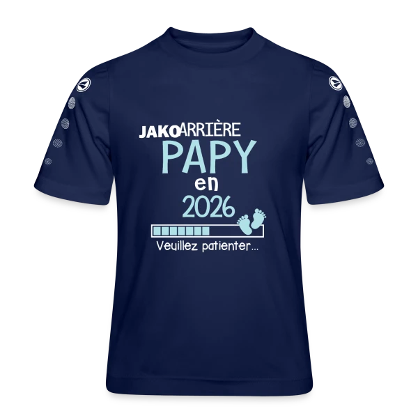 Arrière Papy en 2026 : Annonce de Grossesse Humour sur Maillot Team JAKO Enfant