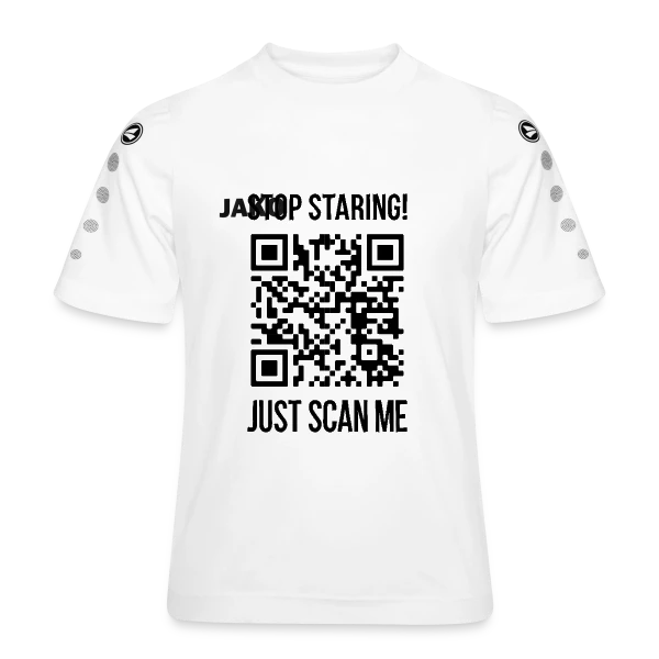 QR Code Motivation: Scanne-moi ! sur Maillot Team JAKO Enfant