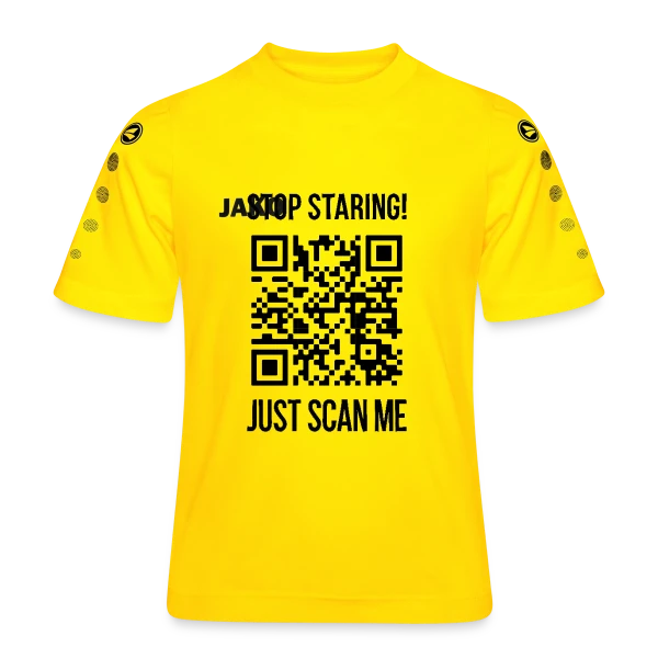 QR Code Gentillesse : Scanne et Sois Bienveillant sur Maillot Team JAKO Enfant