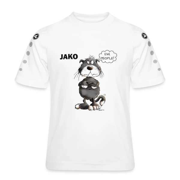 Chat grincheux "Ew People" - Humour félin sur Maillot Team JAKO Enfant