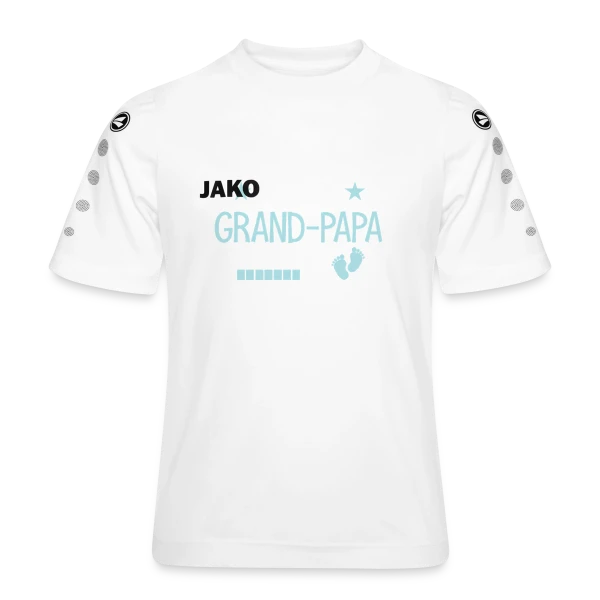 Bientôt Grand-Papy : Annonce de Grossesse Humour sur Maillot Team JAKO Enfant