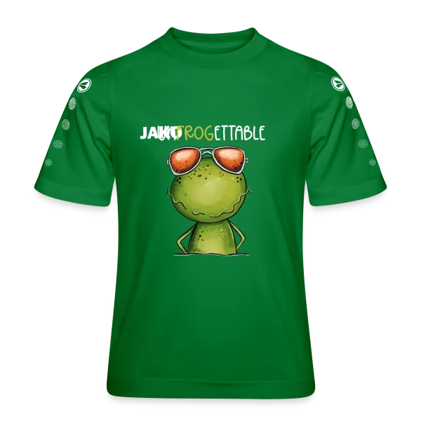 Grenouille Cool et Inoubliable sur Maillot Team JAKO Enfant