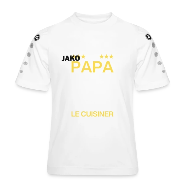 Humour Papa Cuisinier - On est foutus ! sur Maillot Team JAKO Enfant
