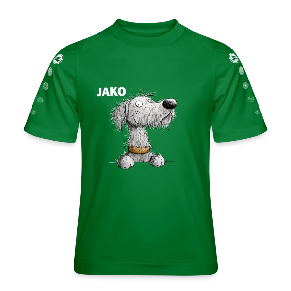 Lévrier Irlandais - Cartoon chien pour la promenade sur Maillot Team JAKO Enfant
