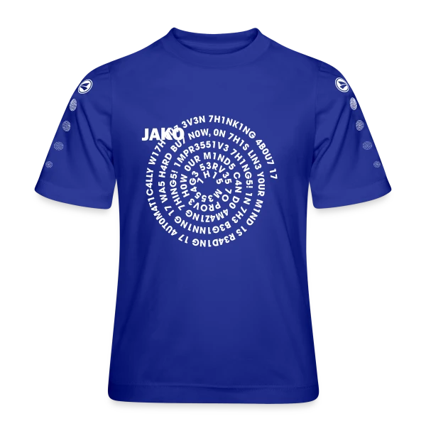Leetspeak Flex Spiral - Code & Geek sur Maillot Team JAKO Enfant