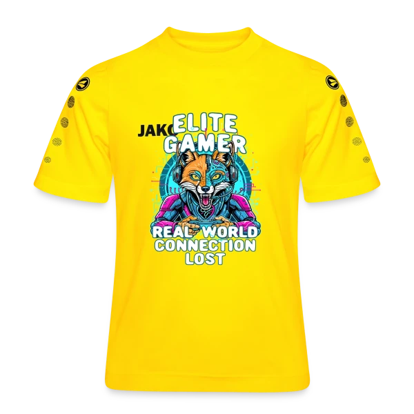Élite Gamer : Connexion Fox Humour Geek sur Maillot Team JAKO Enfant