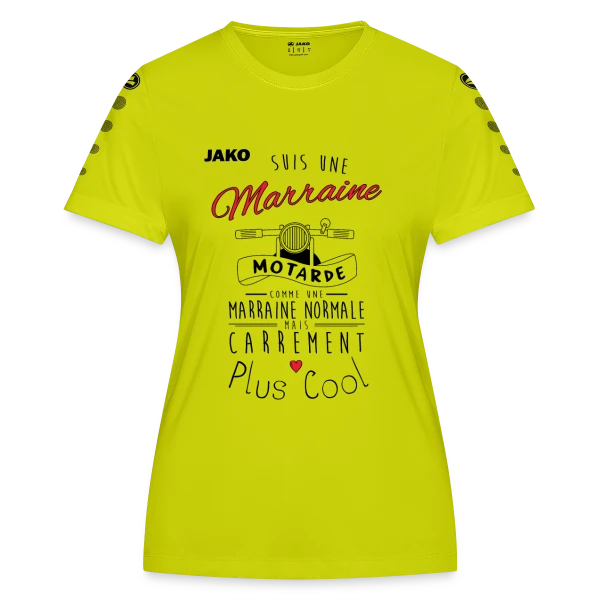 Marraine Motarde : Carrément la Plus Cool ! sur Maillot Team JAKO Femme