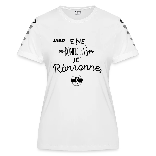 Je Ronronne sur Maillot Team JAKO Femme