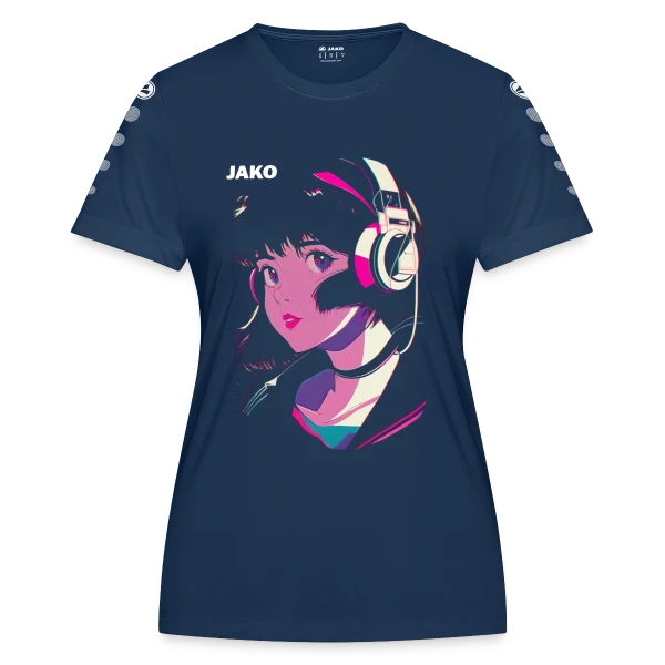 Fille Anime Esthétique Lo-Fi J-Pop sur Maillot Team JAKO Femme
