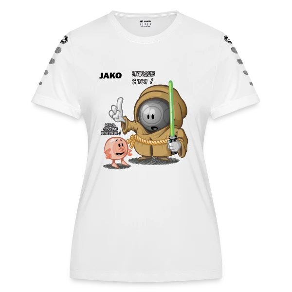 Que la pétanque soit avec toi ! sur Maillot Team JAKO Femme