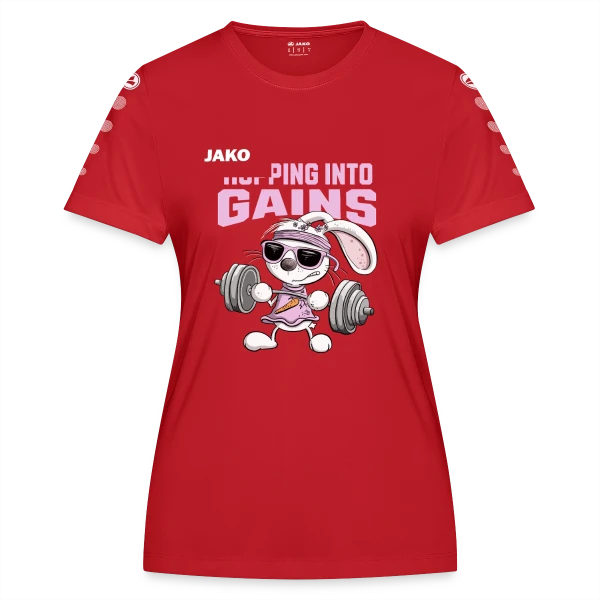 Lapin Musculation - Puissance Carottes sur Maillot Team JAKO Femme