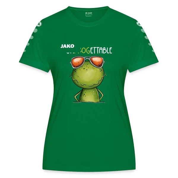 Grenouille Cool et Inoubliable sur Maillot Team JAKO Femme