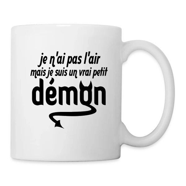 Petit Démon sur Mug blanc