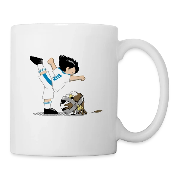 Le Tir de l'Aigle sur Mug blanc