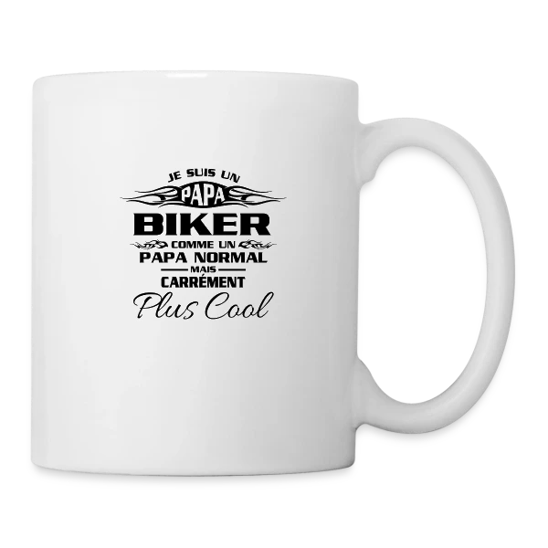 L'Âme du Biker sur Mug blanc